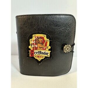 Harry Potter Hogwarts Crest 24 Disc Faux Leather CD DVD Binder Holder Case